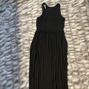 Black maxi dress